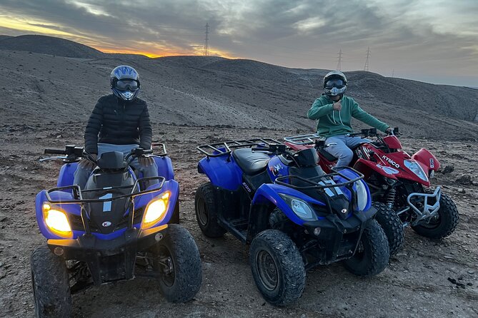 Agafay Desert Luxury, Quad, Camel, Pool, Dinner Show and Concert - 1-Hour Quad Ride: Safety Gear, Real Action, and Dust You Can’t Avoid