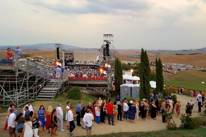 Andrea Bocelli concert LAJATICO Limousine Service from Florence - How this Bocelli night stays painless from Florence