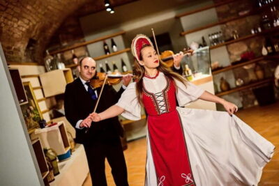 Budapest: Hungarian Folk Dance & Concert with Dinner Option - Hungarian Gastro Cellar: your pre-show reality check (in a good way)