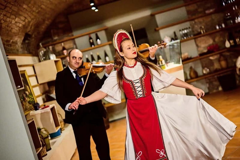 Budapest: Hungarian Folk Dance & Concert with Dinner Option - Hungarian Gastro Cellar: your pre-show reality check (in a good way)