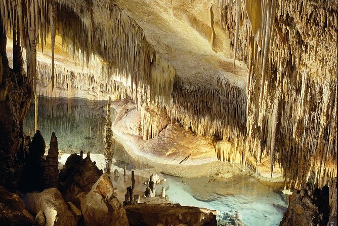 Caves of Drach Half-Day Tour with Boat Trip and Music Concert - The short wooden boat ride: included, optional, and not a sea cruise