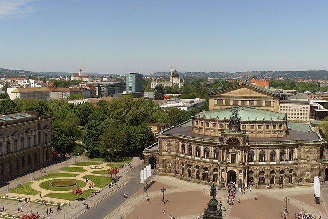 City tour (including visit to the Frauenkirche) and Semper Opera Tour - Procession of Princes: 25,000 Meissen tiles, in context