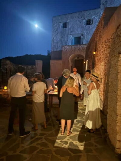 Classical guitar concert in a historic olive press - The drive from Naxos town: easy logistics, real atmosphere