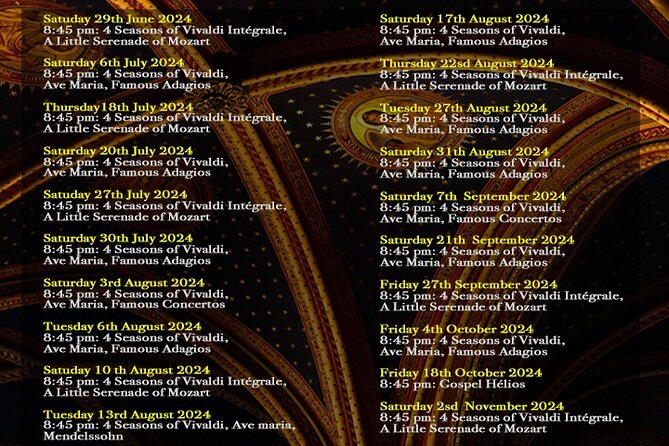 Classical Music Concert Saint Germain des Prés Church - Your Seat, Your Ticket, and the One Thing to Double-Check