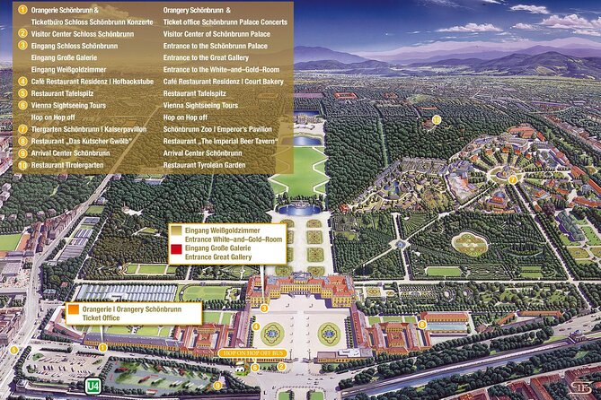 Evening at Schönbrunn Palace Vienna: 3-course Dinner and Concert - What Happens if the Venue Moves: Great Gallery or White Gold Room