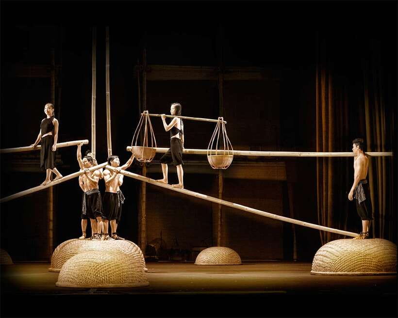 Ho Chi Minh: A O Show Bamboo Circus at Saigon Opera House - Live Vietnamese folk music: 17 instruments that keep you locked in