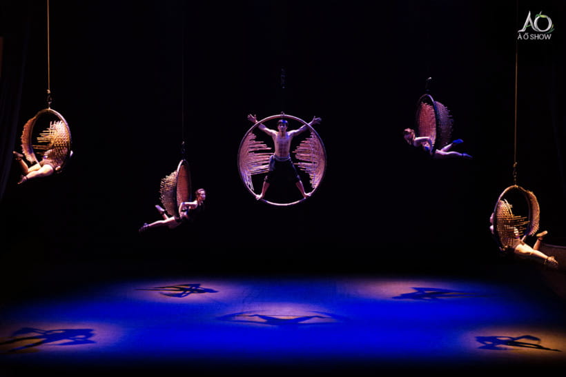 Ho Chi Minh: A O Show Bamboo Circus at Saigon Opera House - What to expect before and after: the opera-house flow