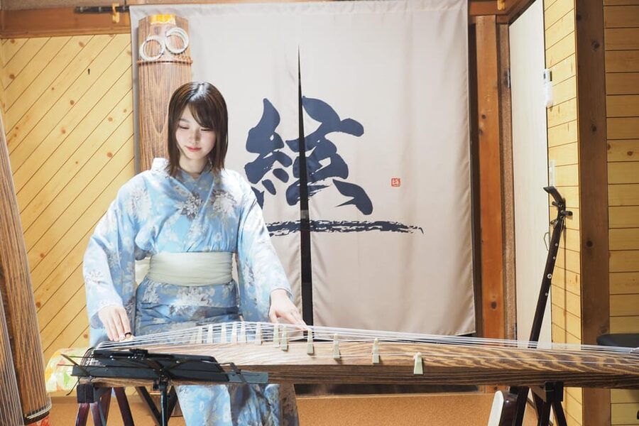 Kyoto: Traditional Japanese Instrument Concert - The Pre-Performance Intro: Koto, Shamisen, and Japanese Sheet Music