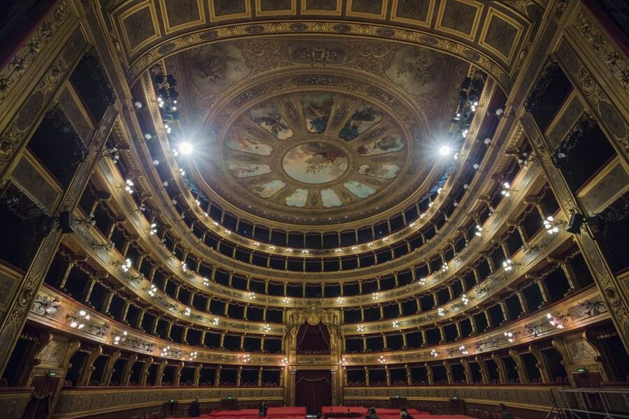 Palermo: Teatro Massimo Opera House Guided Tour - Auditorium time: gold stuccoes, velvet, and that special acoustics feel