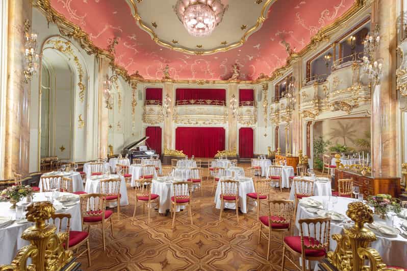 Prague: Mozart Ballroom Concert Ticket with 3-Course Dinner - Meet the Amadeus Prague cast: opera voices plus radio symphony players