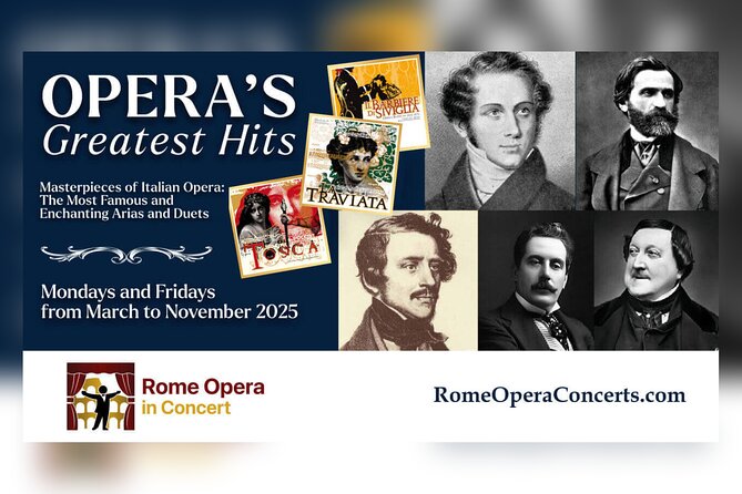 Rome: OPERA'S GREATEST HITS (Concert + Aperitif) - Key Highlights Worth Your Evening