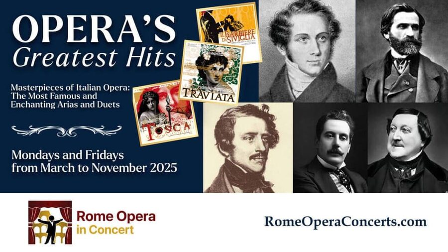 Rome: "Opera's Greatest Hits" Opera Concert with Aperitif - A 75-minute opera hits concert in a real Roman church