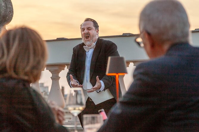 Rome: Rooftop Gourmet Dinner & Opera Performance - Piazza della Repubblica meets rooftop romance at 7:30 pm