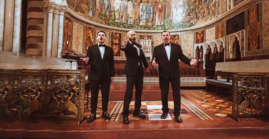 Rome: The Three Tenors at St. Paul's Church Concert Ticket - Three tenors, one tight ensemble: Fortes, Fortunato, Sorrentino