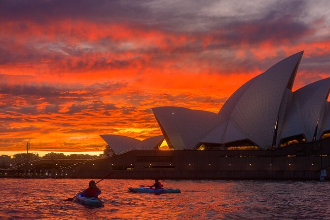 Sydney LED Lit Kayak Tour of the Opera House and Bridge - Paddling to the Opera House: the glow, the angles, the photos