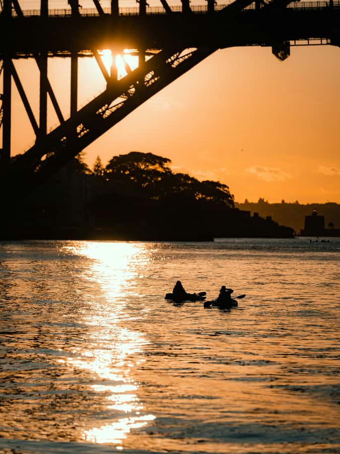 Sydney: Sunset Kayak - Opera & Harbour Bridge Tour (5p. max) - Lavender Bay start: where you get set up and feel steady