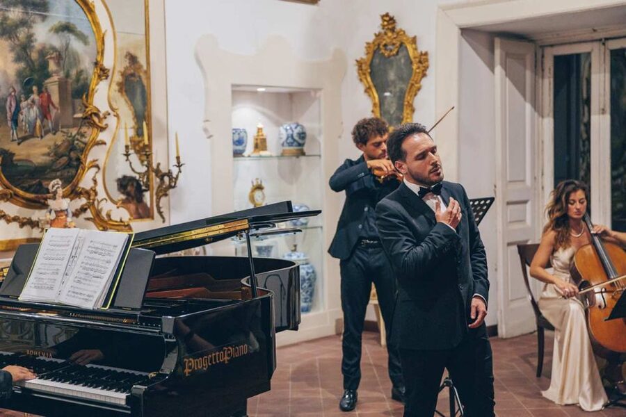 The Three Tenors in Sorrento: Opera Arias, Naples and Songs - The Three Tenors at Correale Museum: the setting that makes it feel personal