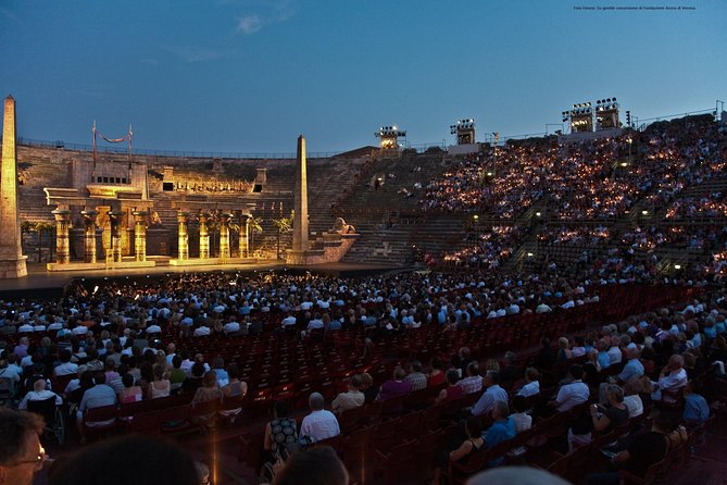 Transfer from Lake Garda to Verona Arena and Opera Ticket - The Big Show: August and September 2025 Opera Lineup