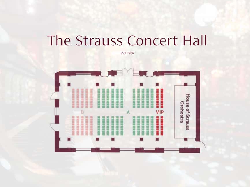 Vienna: Classical Concert in the historic 1837 Strauss-Hall - House of Strauss Museum Time: 19:00 Entry and What It Adds